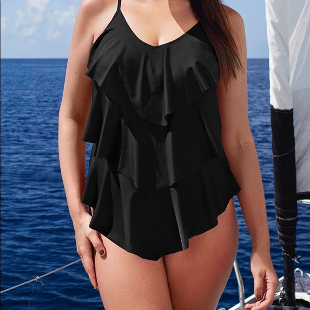 Black swimsuit